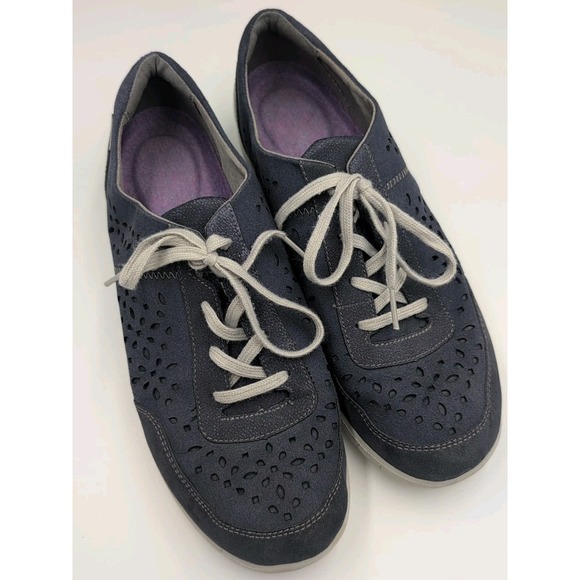 Rockport Shoes - Rockport Women's Emalyn Tie Fashion Sneaker Dusty Blue 10 US